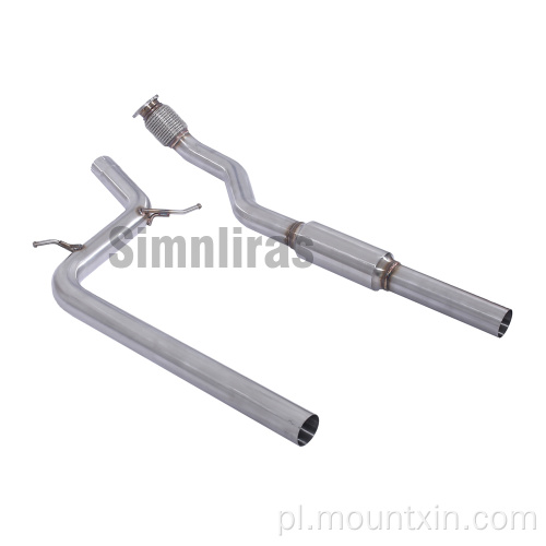 System zmodyfikowany rur wydechowych Audi A5 B8